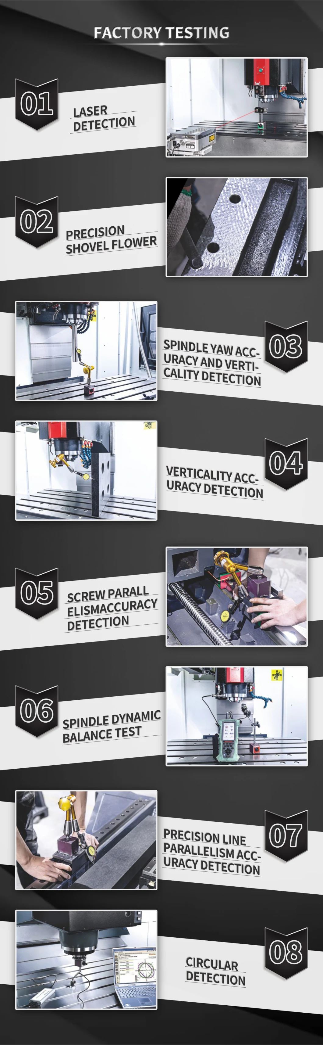 Vertical Machining Center with High Precision Milling Capacity for Mold, Mold Base, Hardware, Auto Parts Processing