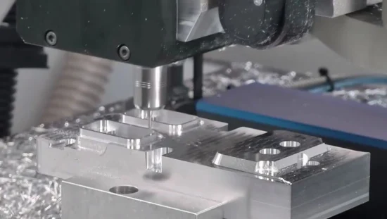 Ferramentas de hardware de alta precisão Processamento CNC de molde de fundição sob pressão de metal preto
