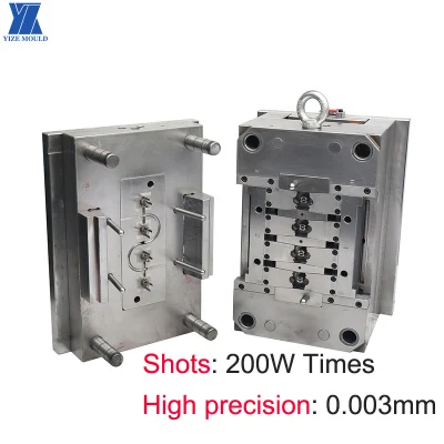 Moldagem por injeção de termoplástico Molde de injeção de plástico de alta precisão para LCP LED (MID)